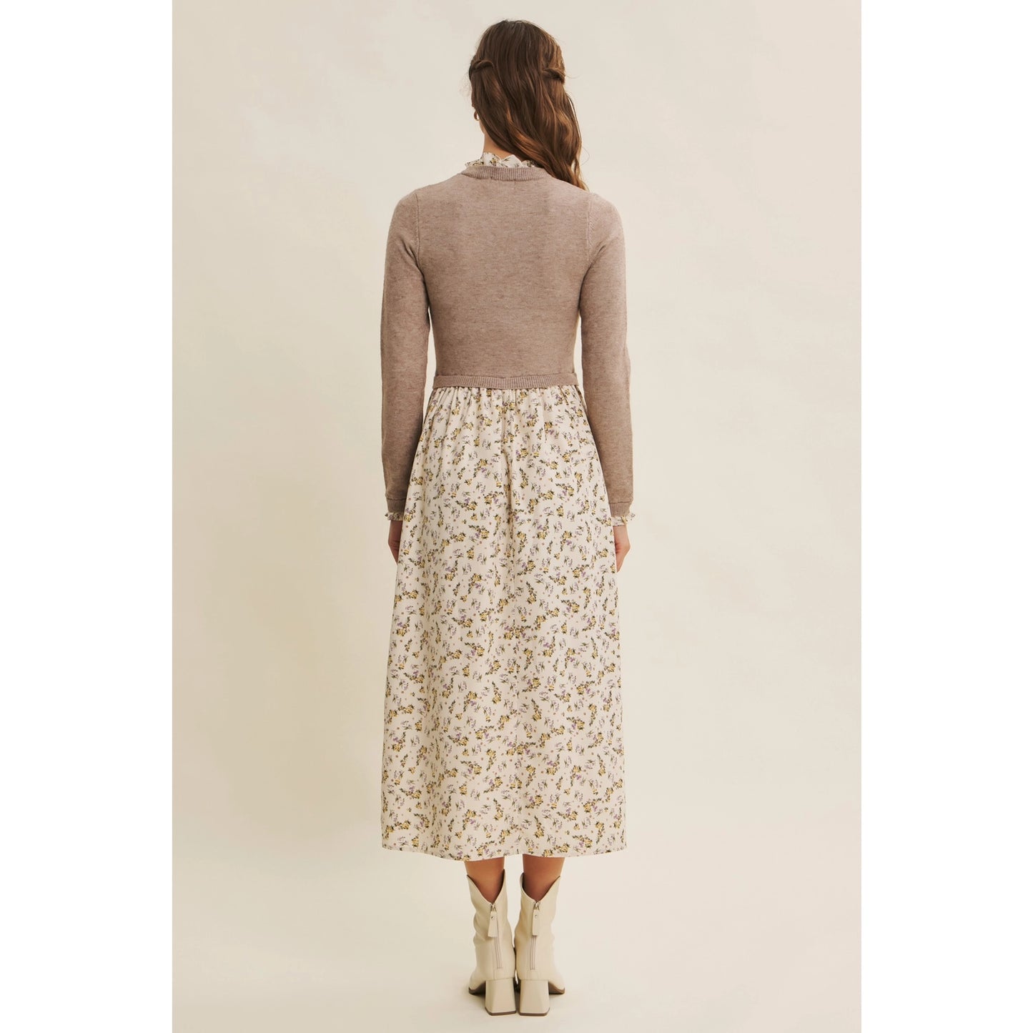 Sweet & Soft Ruffled Sweater Dress