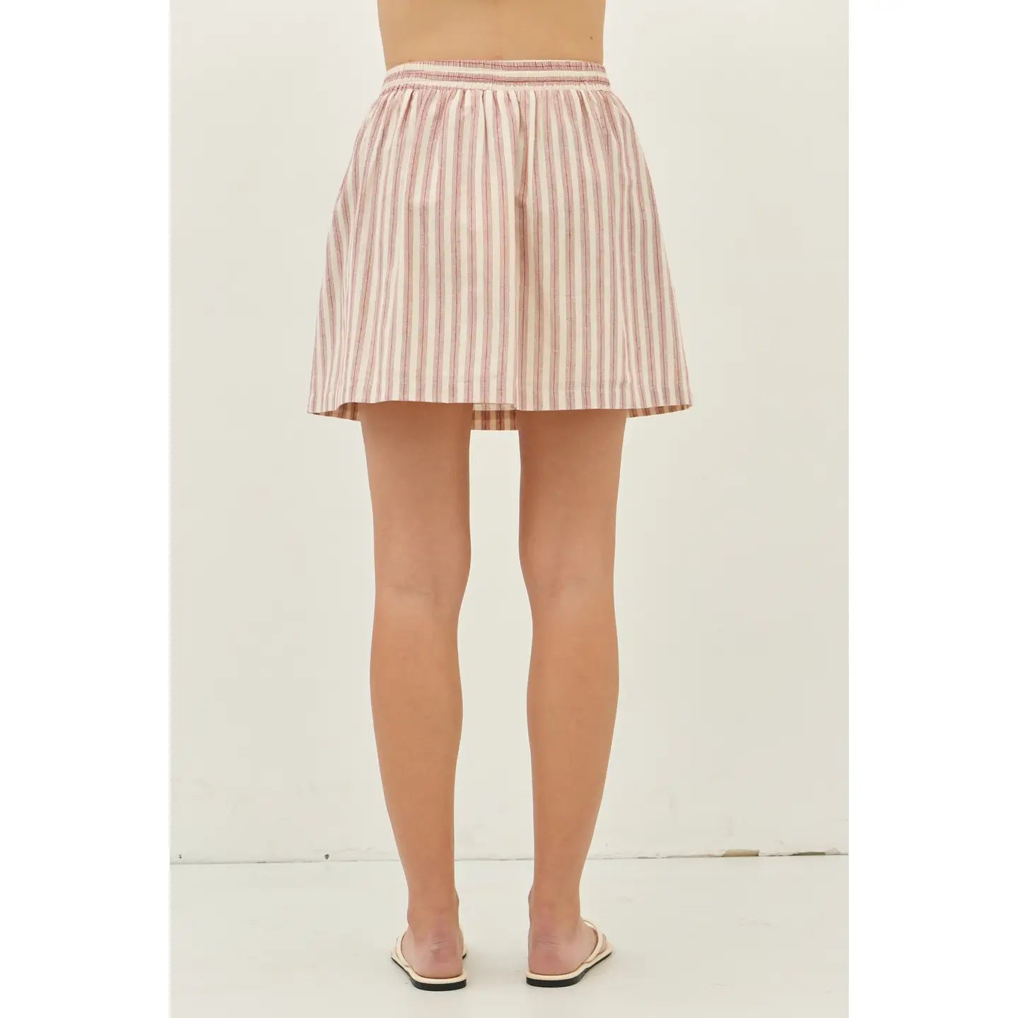 Stripe Mini Skirt