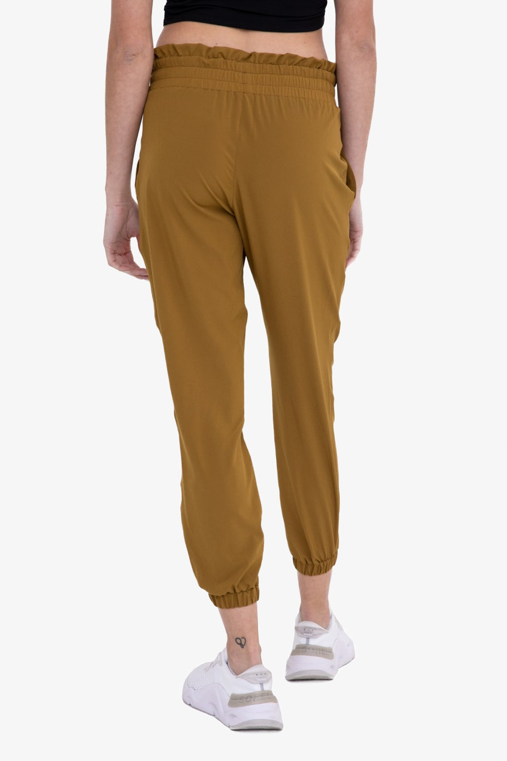 Cuffed High Waisted Joggers