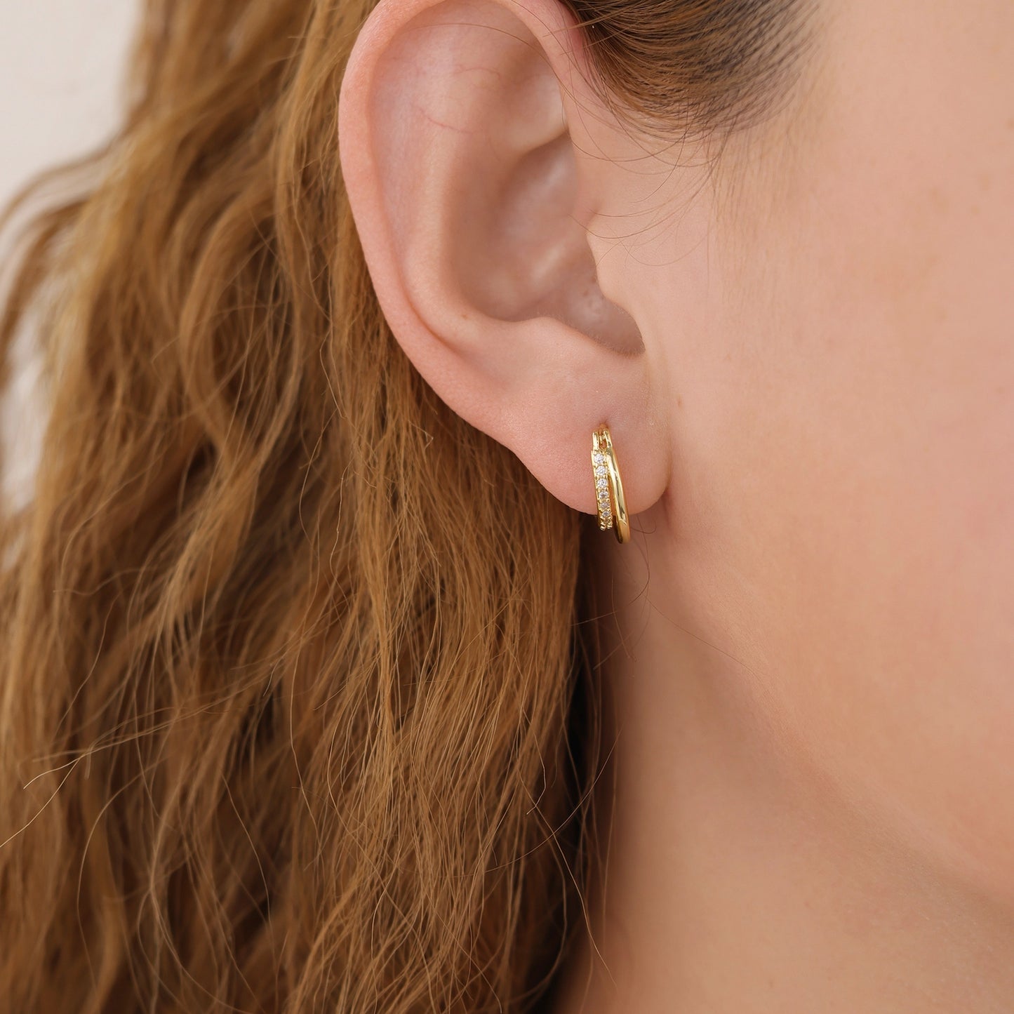 Double Hoop Earring