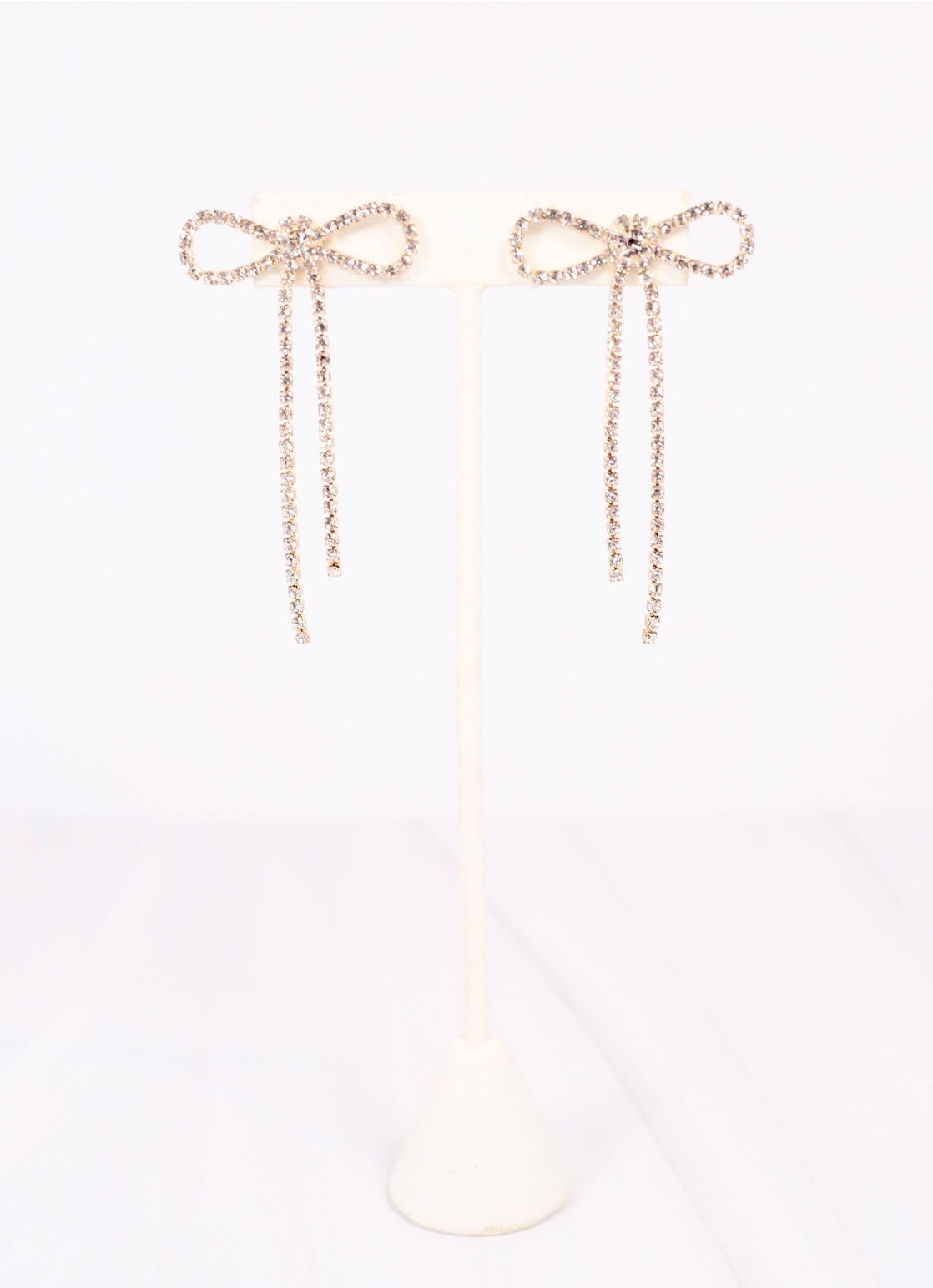 Brandy Bow Earrings - Gold