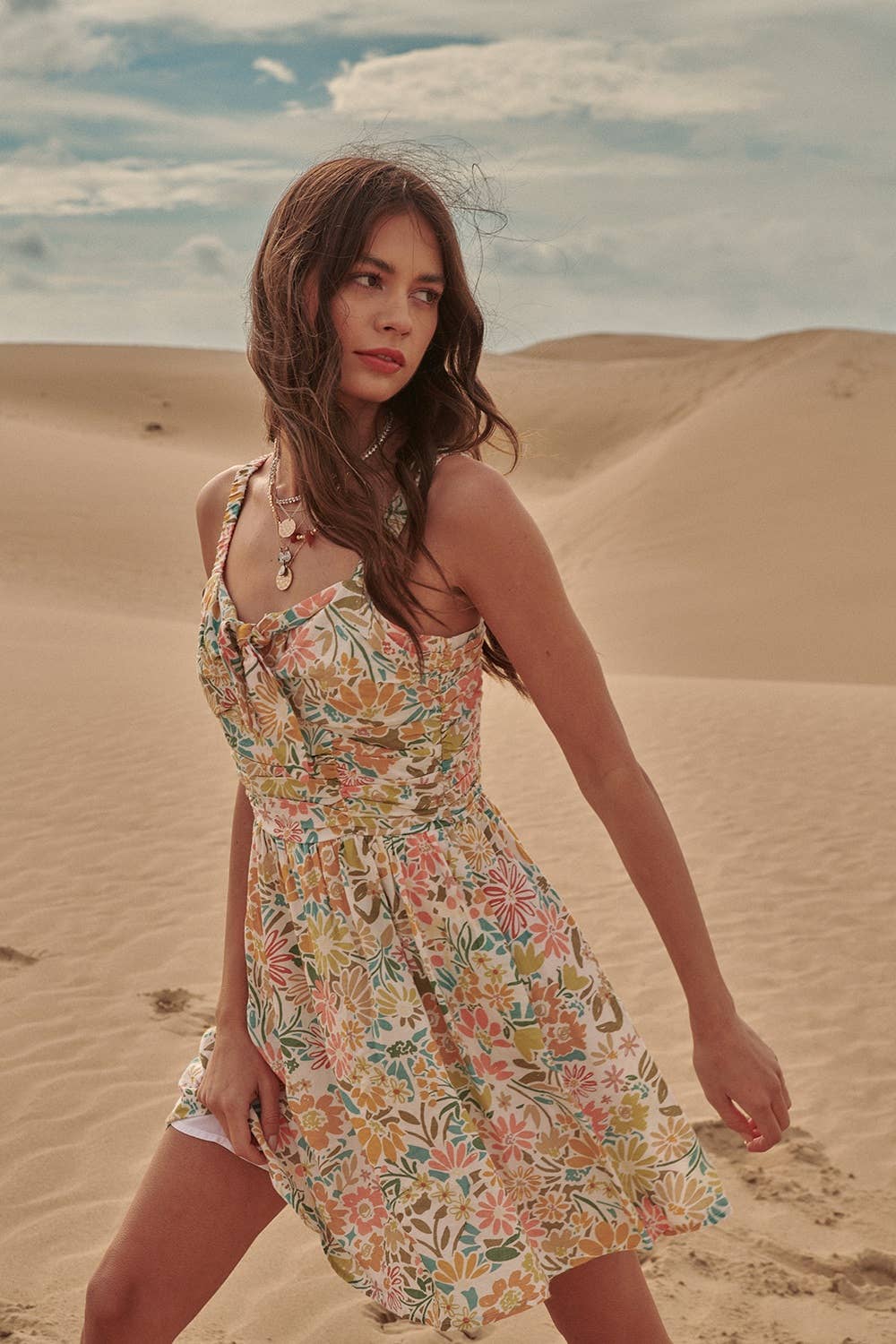 Floral Sweetheart Dress