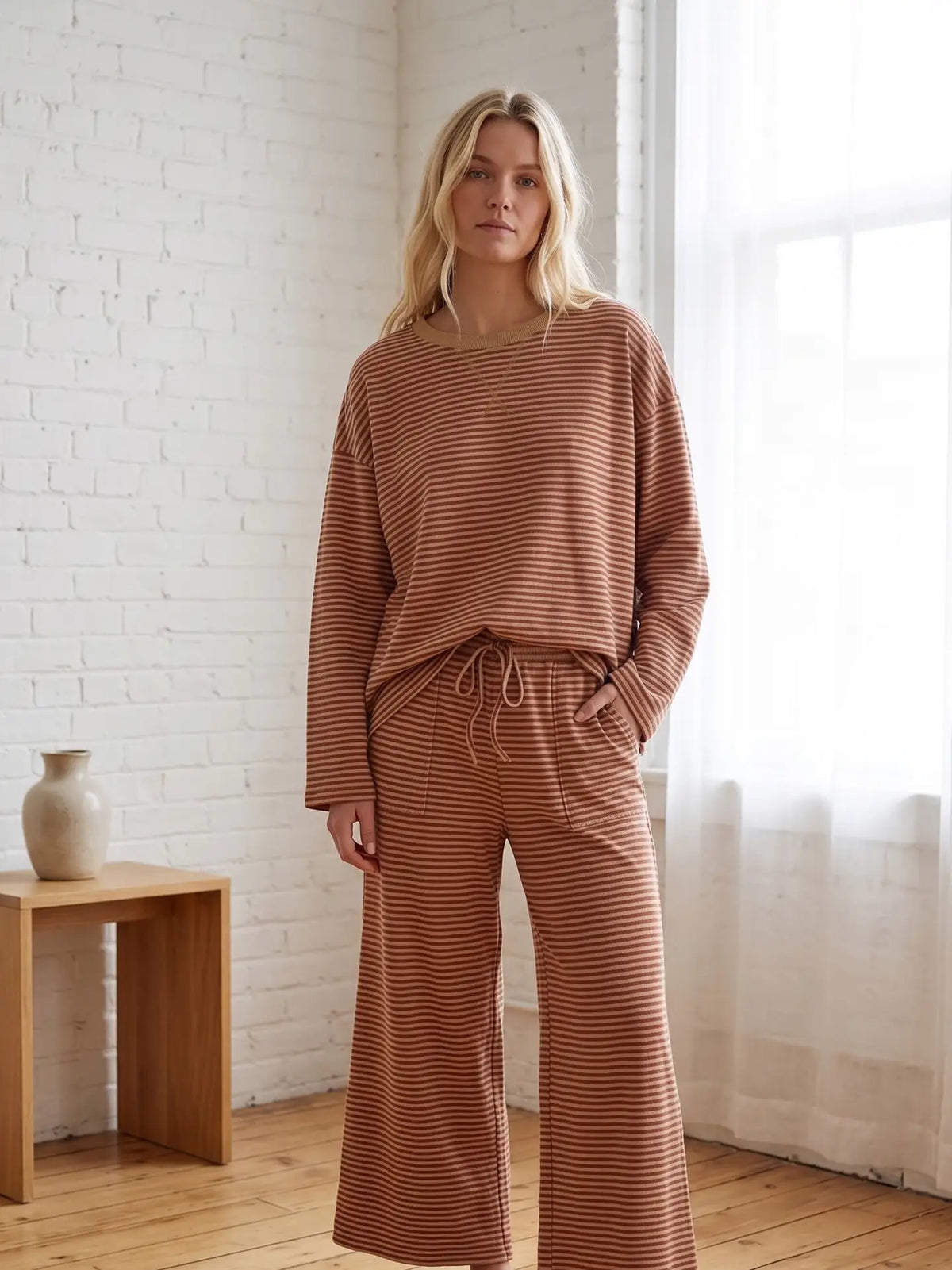 Stripe Lounge Set