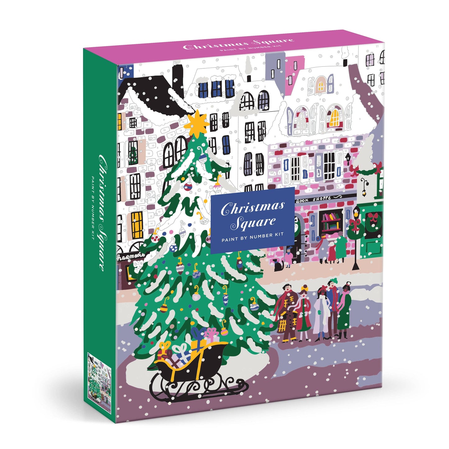 Holiday Paint-By-Number Art Kit