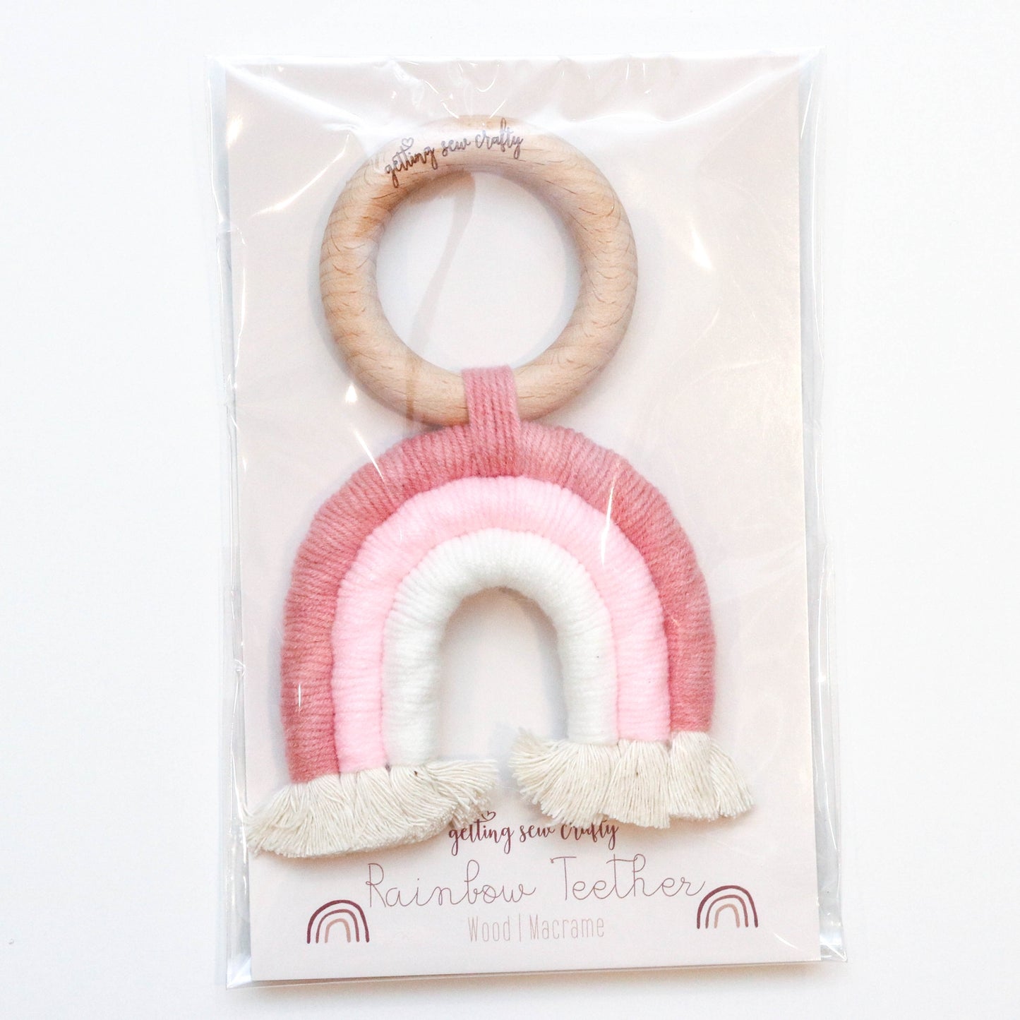 Macrame Rainbow Teether