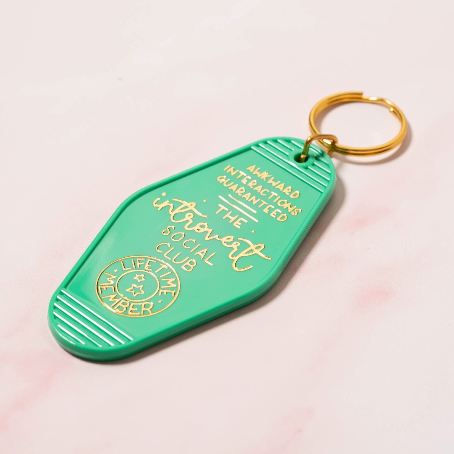 Introvert Social Club Keyring