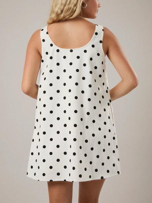 Polka Dot Mini Dress