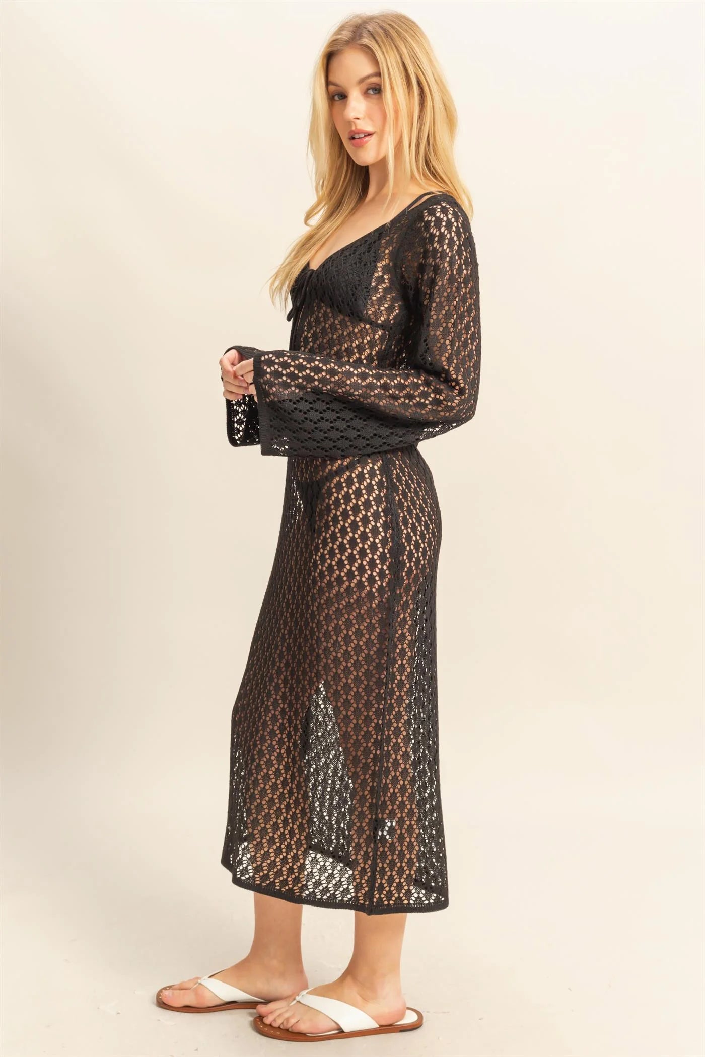 Crochet Tie Coverup