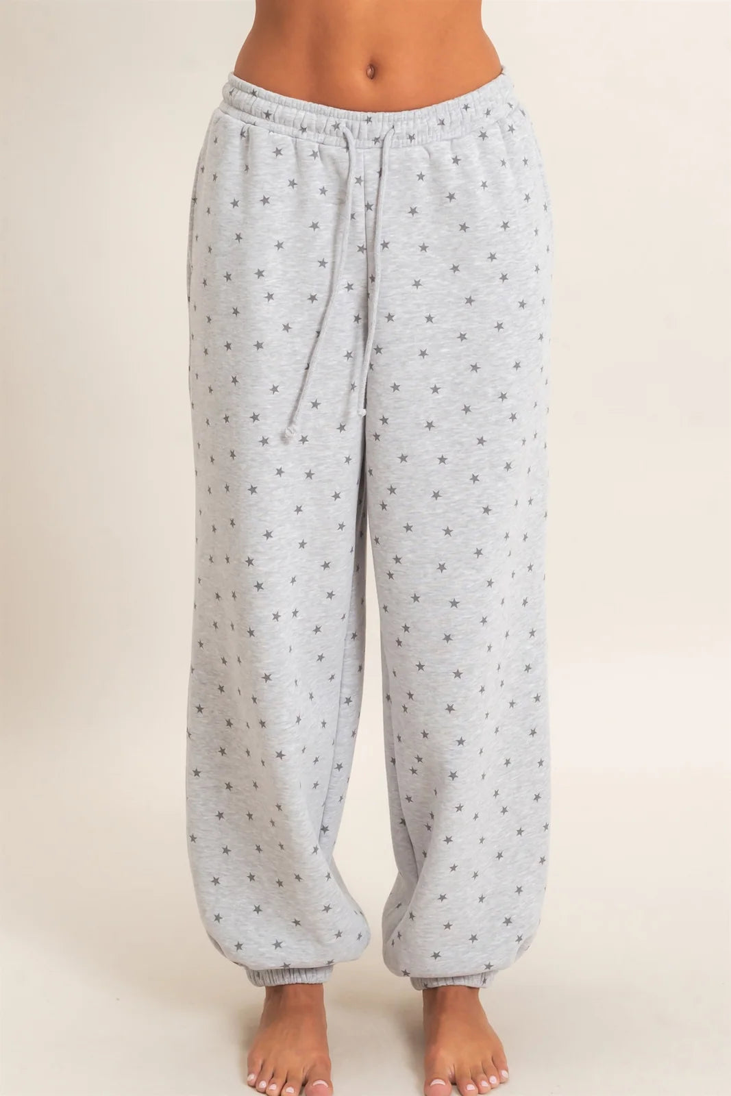 Star Print Joggers