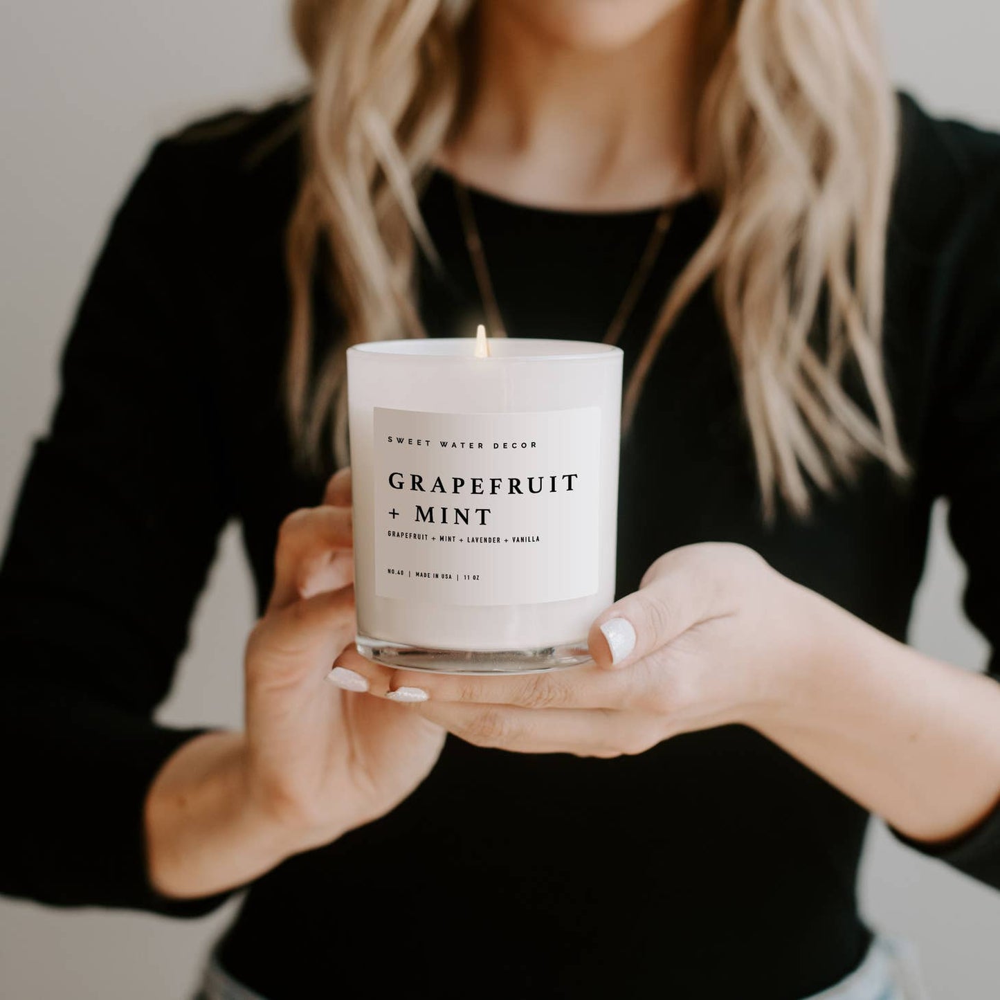 Grapefruit & Mint Soy Candle
