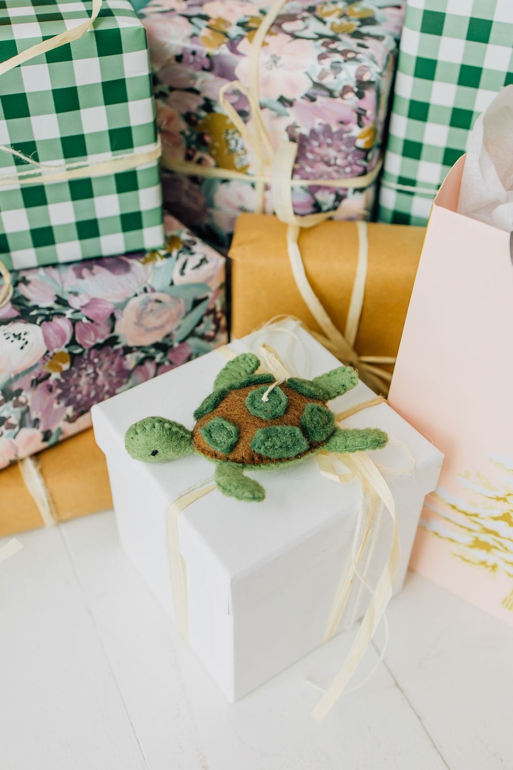 Turtle Felt Ornament