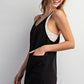 Black Sleeveless Romper
