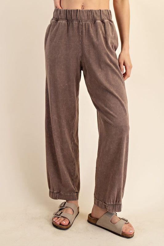 Mineral Washed Cotton Lounge Pant