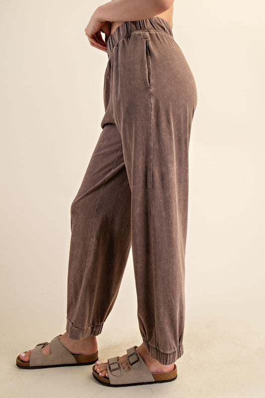 Mineral Washed Cotton Lounge Pant