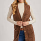 Teddy Knit Longline Vest