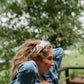 Flutterby Bandana | Afternoon Sonnet - Green Ditsy Floral