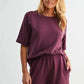 Plum Raglan Tee