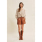 Textured Dolman Sweater