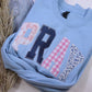 Patchwork Pray Crewneck