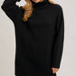 Turtle Neck Sweater Dress