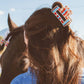 Beaded Claw Clip : Stripe