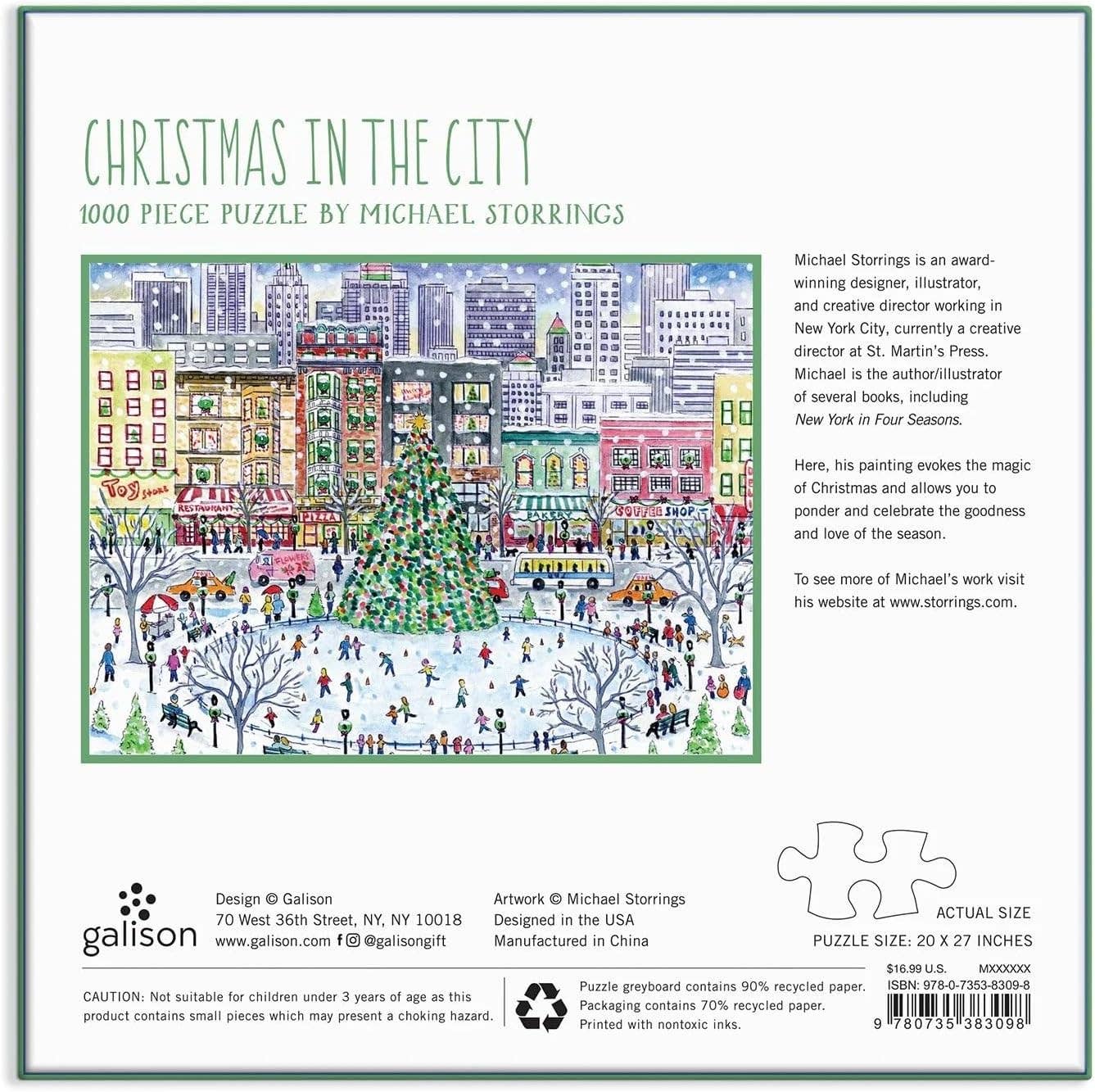 Christmas in the City 1000 Piece Puzzle