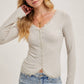 Lace Trim Knit Cardigan Top