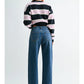Dark Wash Barrel Jeans