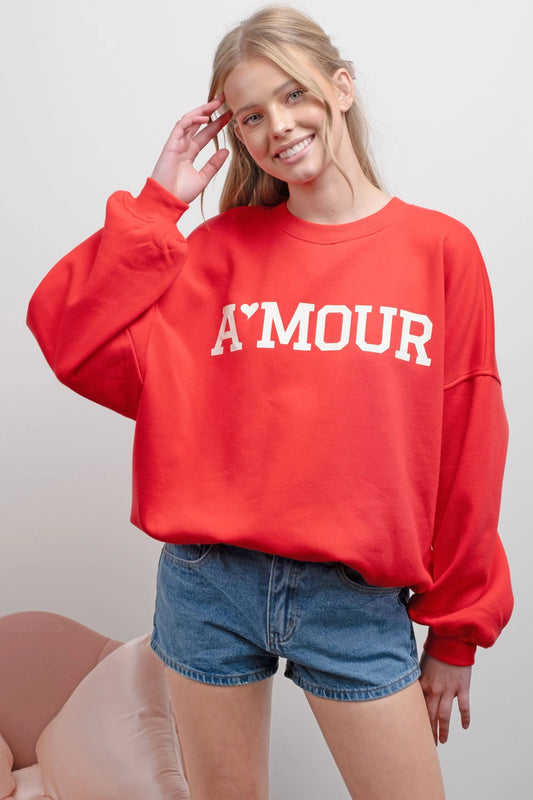 Amour Graphic Crewneck