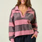 Washed Stripe Weekend Top