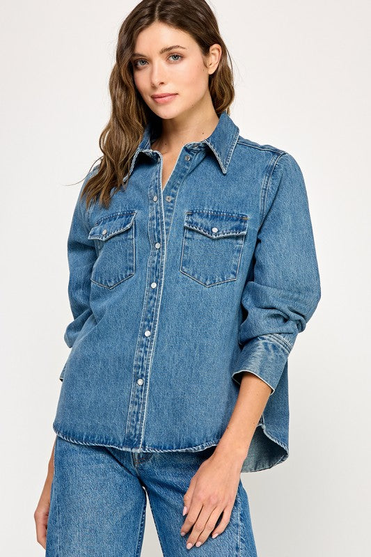 Denim Relaxed Jacket