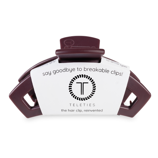 Open Hair Clip | Large | Burgundy Bliss