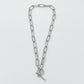 Toggle Chain Necklace - Silver