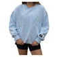 Lulu Mac Light Blue Crewneck