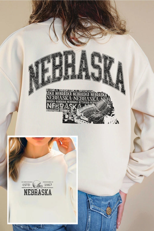 Oat NE Football Crewneck