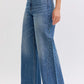High Rise Wide Leg Denim