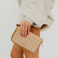 Woven Wallet I Black Checkered