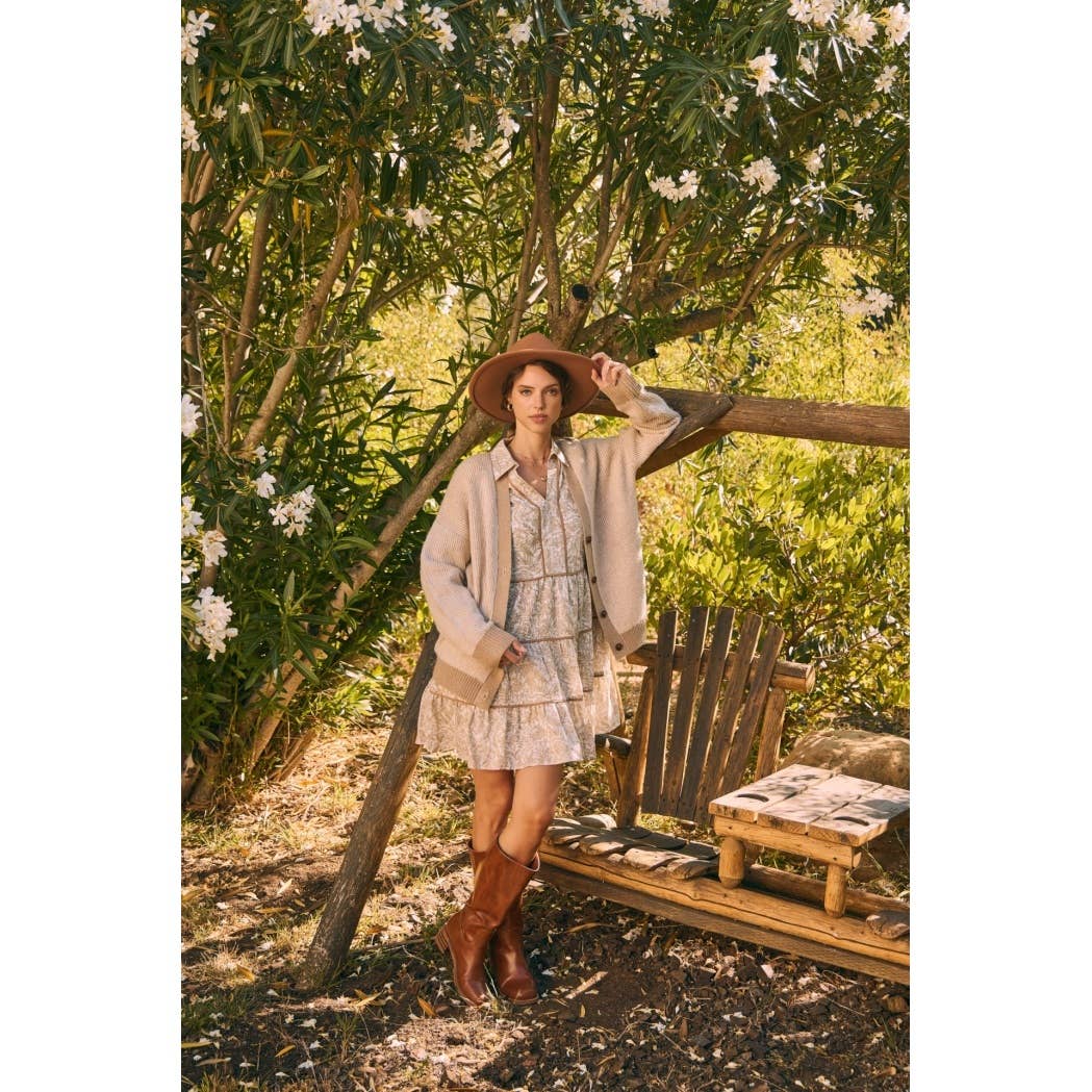 Romantic Toile Mini Dress
