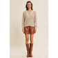 Textured Dolman Sweater