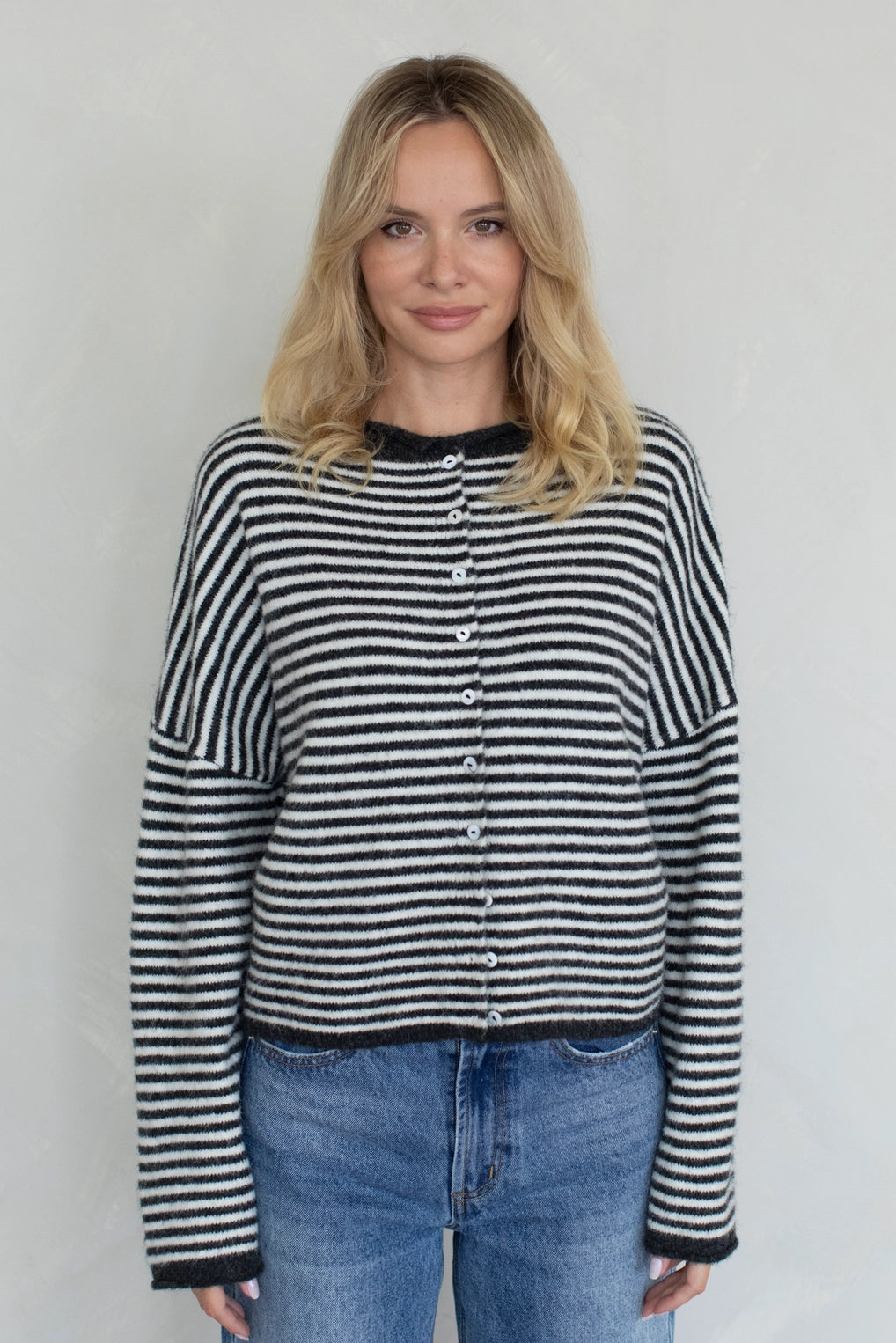Piper Cardigan I Stripe