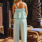 Gingham Drawstring Pants