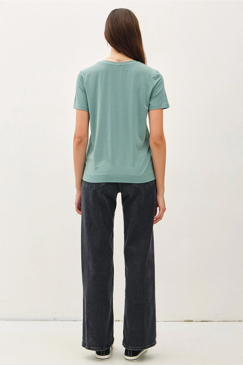 Jade Bamboo/Modal Basic T-Shirt