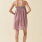 Smocked Stripe Cami Dress