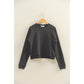 Soft + Slouchy Raglan Pullover I White