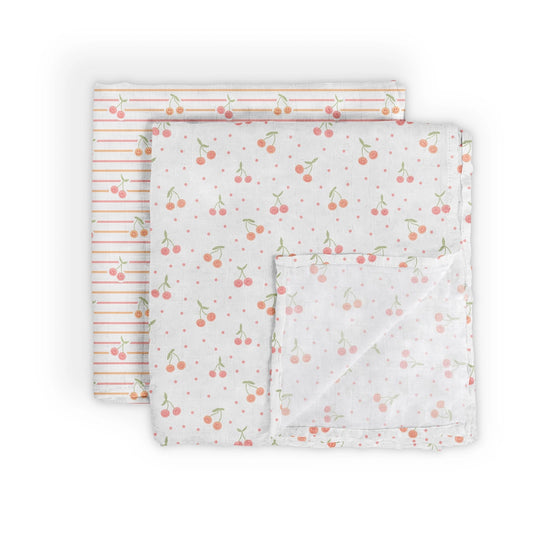 Swaddle Blanket Set Cherry