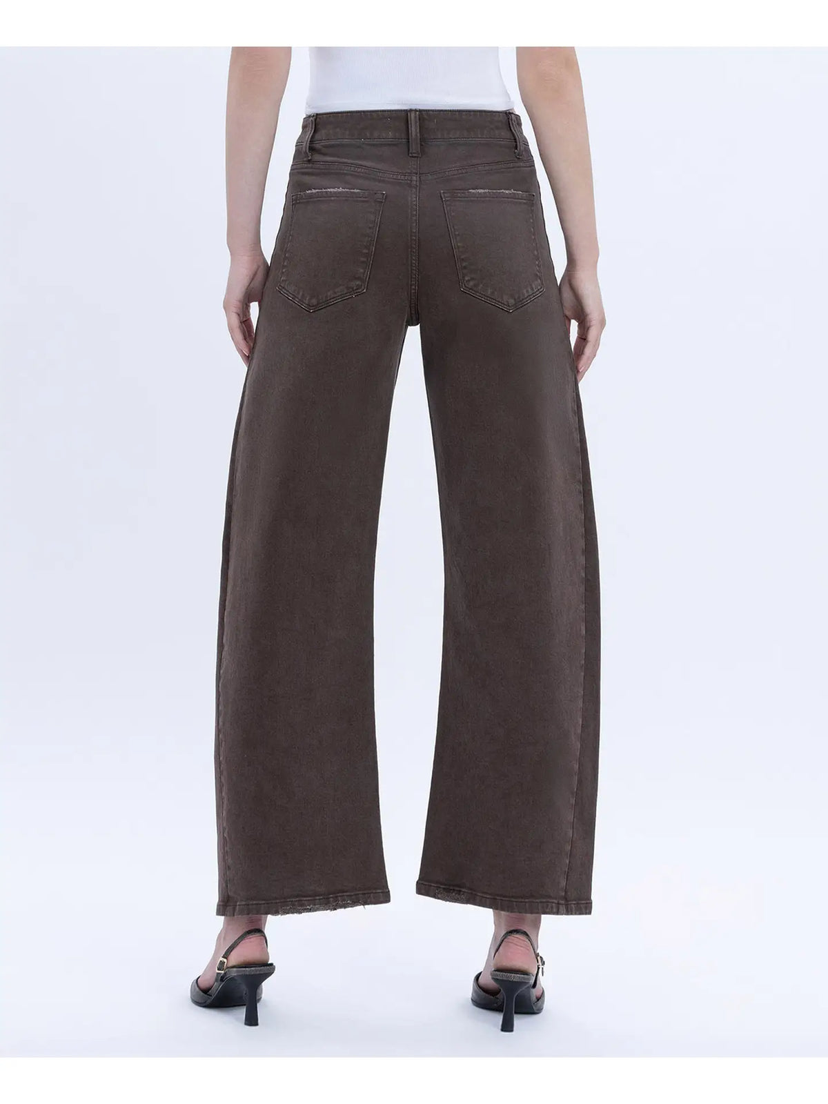 Espresso Barrel Leg Jeans