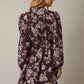 Long Sleeve Floral Mini Dress