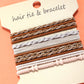 Hair Tie & Bracelet | Off White
