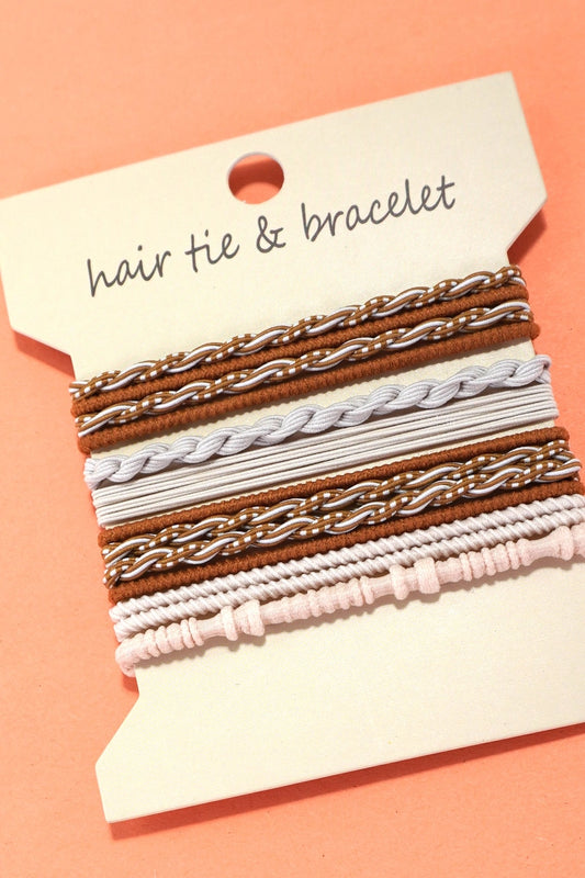 Hair Tie & Bracelet | Off White