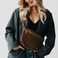 Checkered Coffee Westlyn Woven Bag